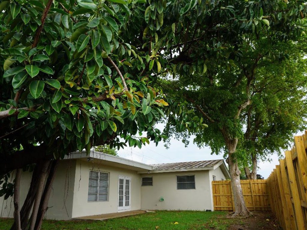 Latest backyard renovation project of Investology in Miami, Florida