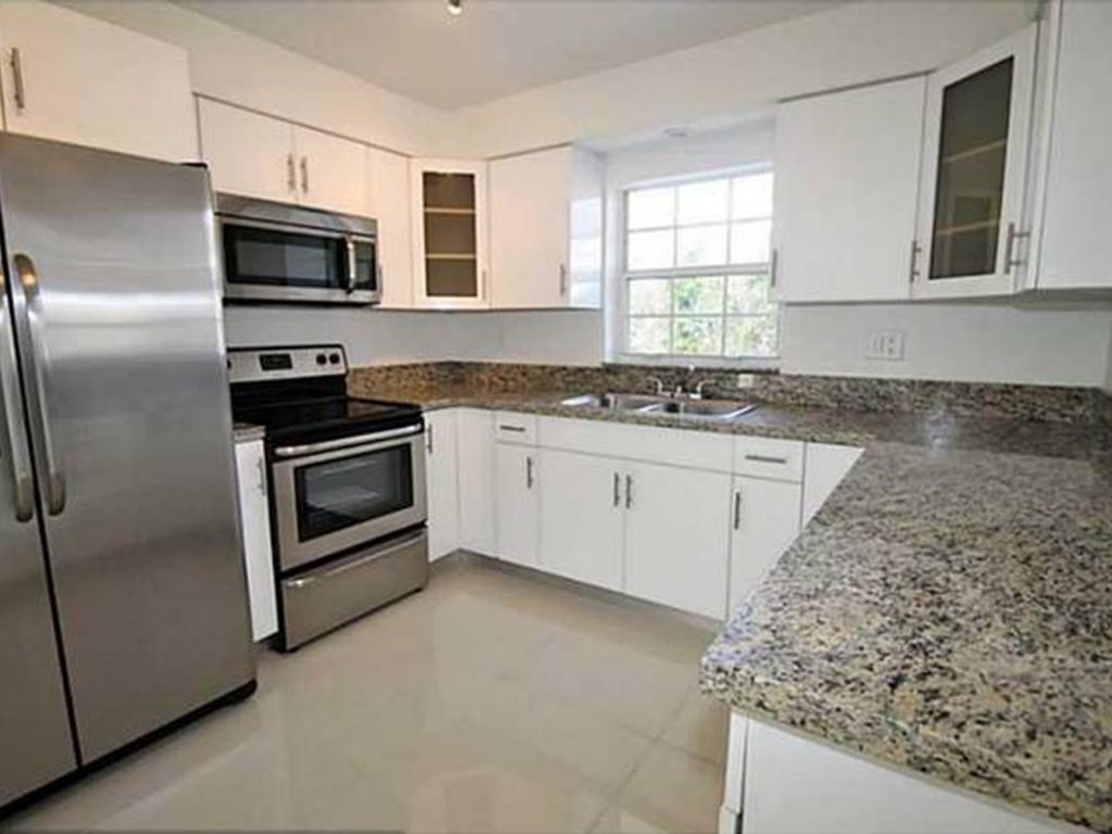 Latest kitchen staging project of Investology in Miami, Florida